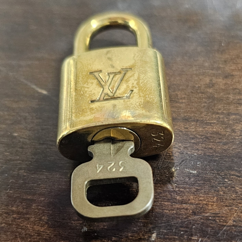 Louis Vuitton Brass Padlock with Key #324 - Picture 2 of 3